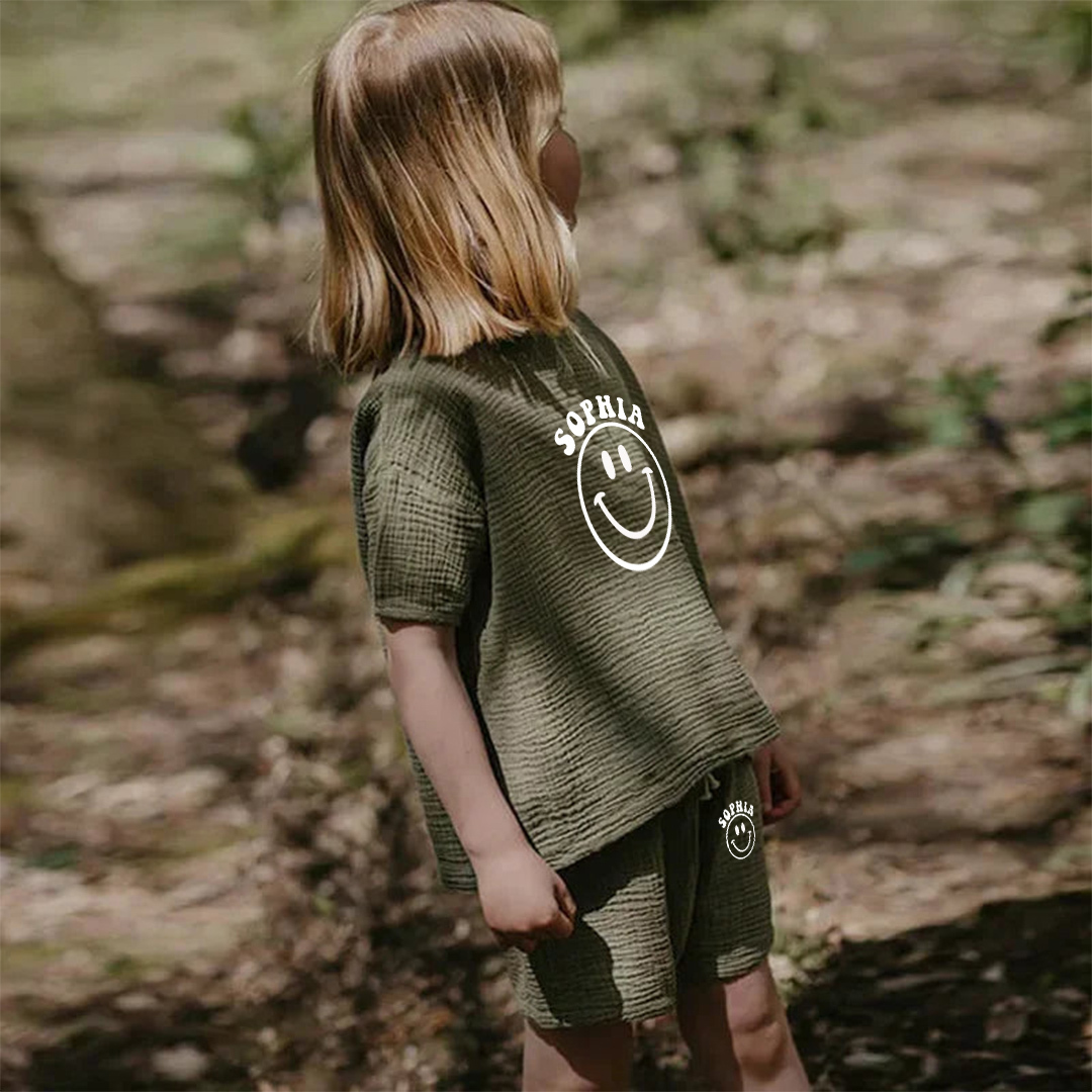 Personalized Baby Cotton Cozy Soft Outfit Set | CWBaby382