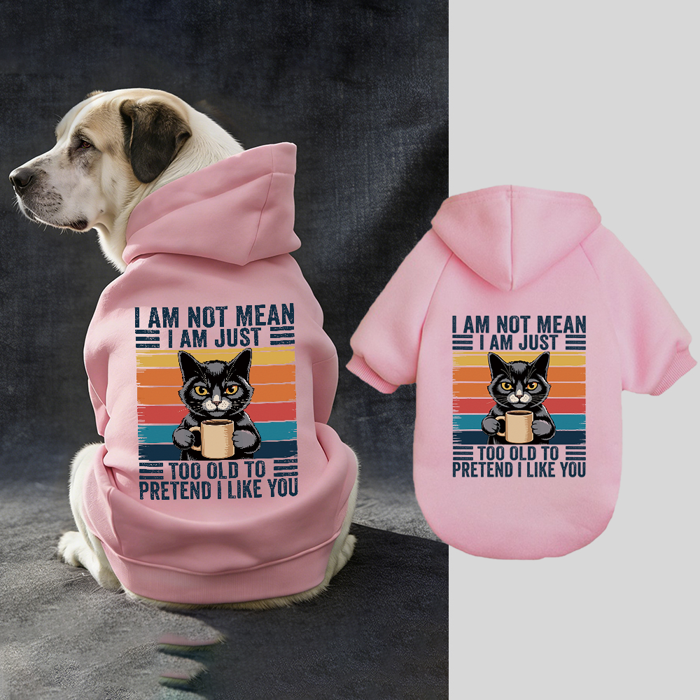 I AM NOT MEAN Puppy Hoodie | BKPet329