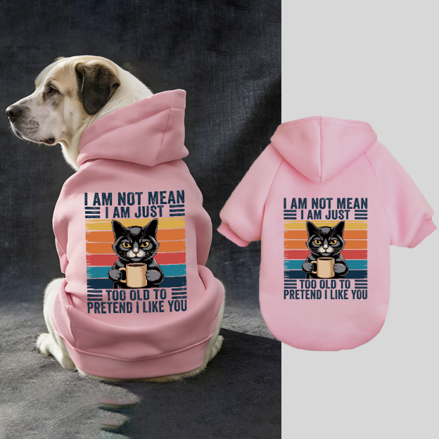 I AM NOT MEAN Puppy Hoodie | BKPet329