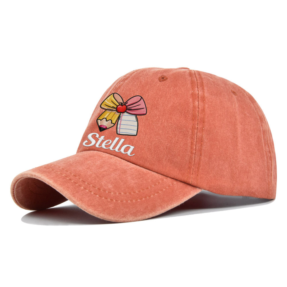Personalized Embroidery Cute Icon Summer Baseball Hat For Kid | Hskid82