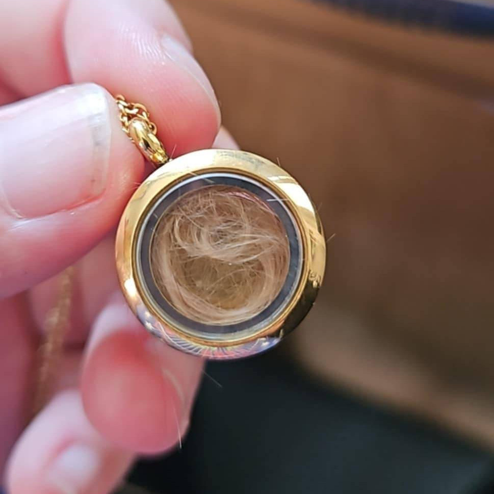 Personalized Pet Precious Memory Glass Locket Jewelry | BKPet364