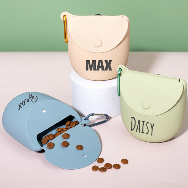 Personalized Silicone Training Dog Food Waist Bag | BKPet409