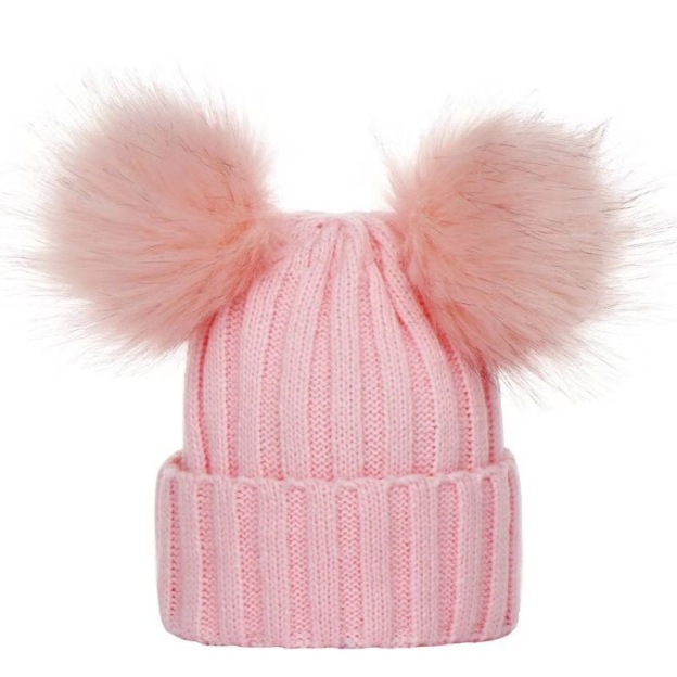 Personalized Embroidery Kid & Adult Pom Pom Hat for Comfort & Unique | HSKid07
