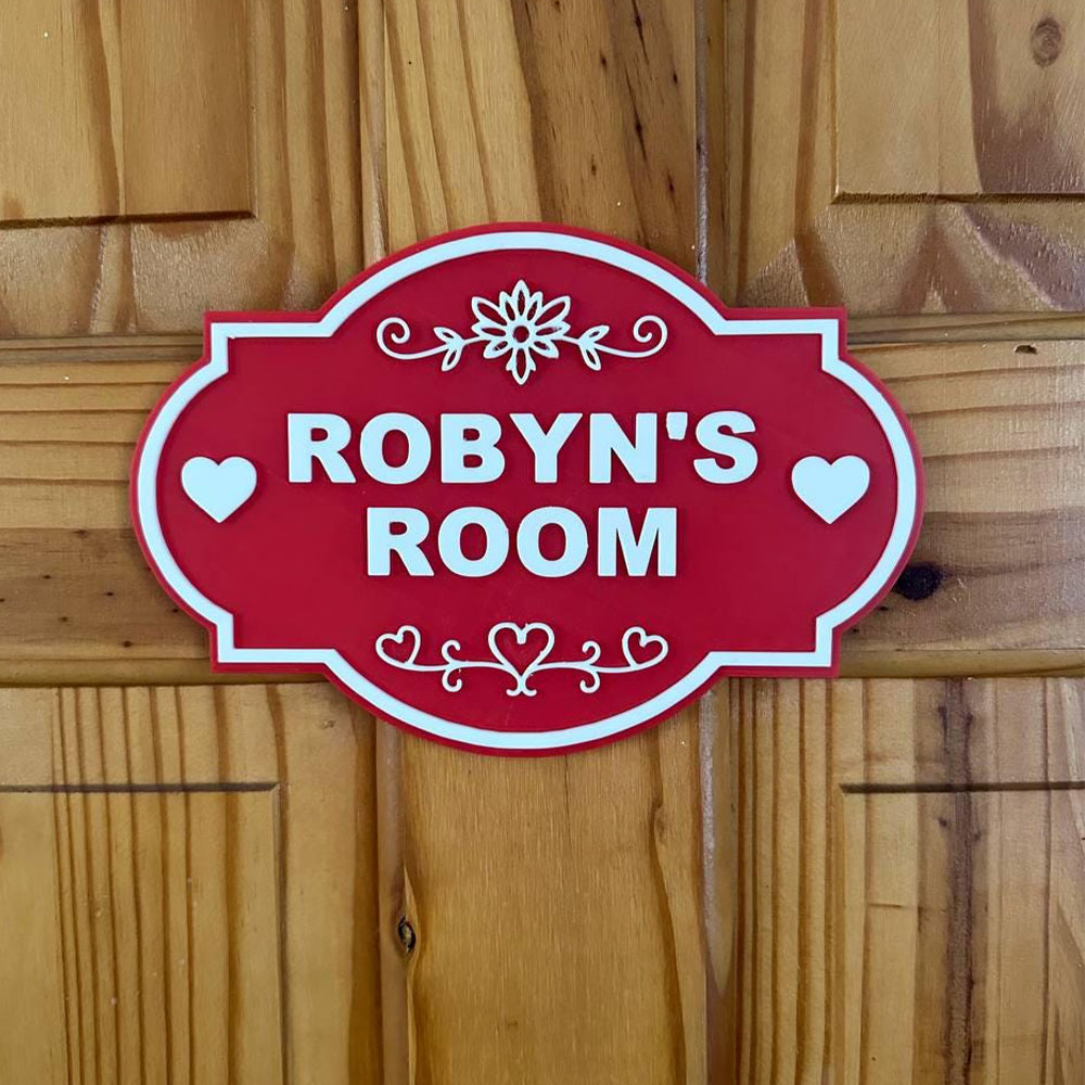 Personalized Kid's Bedroom Decoration Door Sign | CWBaby392