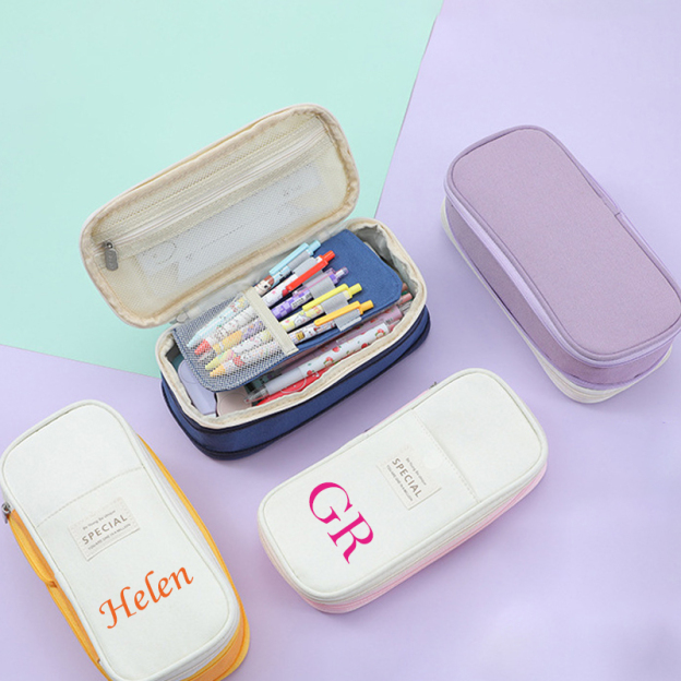 Personalized 4 colors Pencil Pen Case | CWToy58