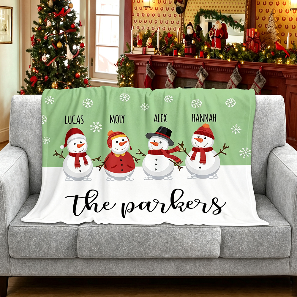 Personalized Merry Christmas Blanket for Comfort & Unique | BKMC16