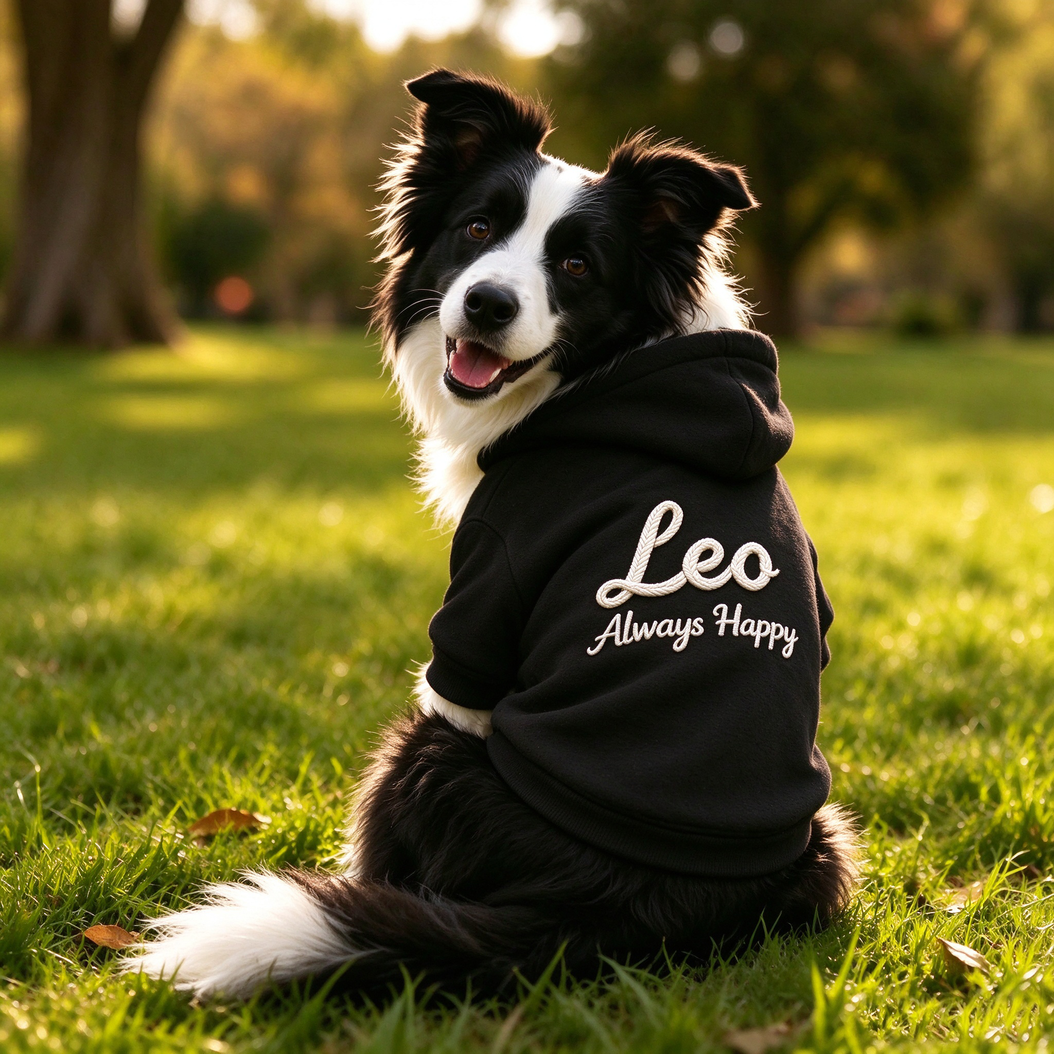 Personalized Hand Embroidered Pets Hoodie Sweatshirt | BKPet622