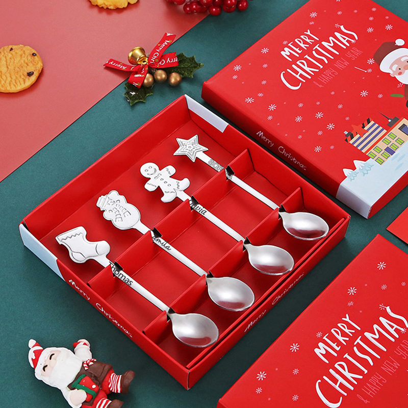 Personalized Christmas Spoons Gift Box | MCGift28