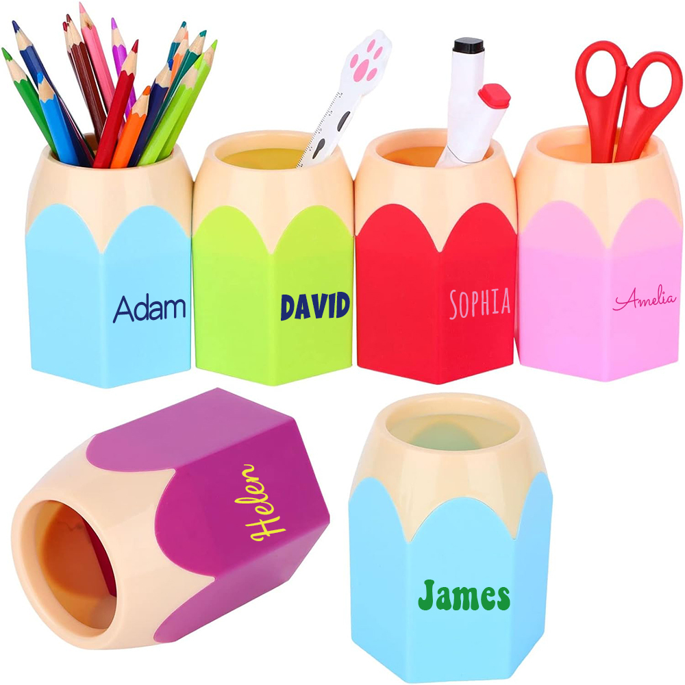 Personalized Kid Pencil Holder (Colored Markpen Included) | CWToy70