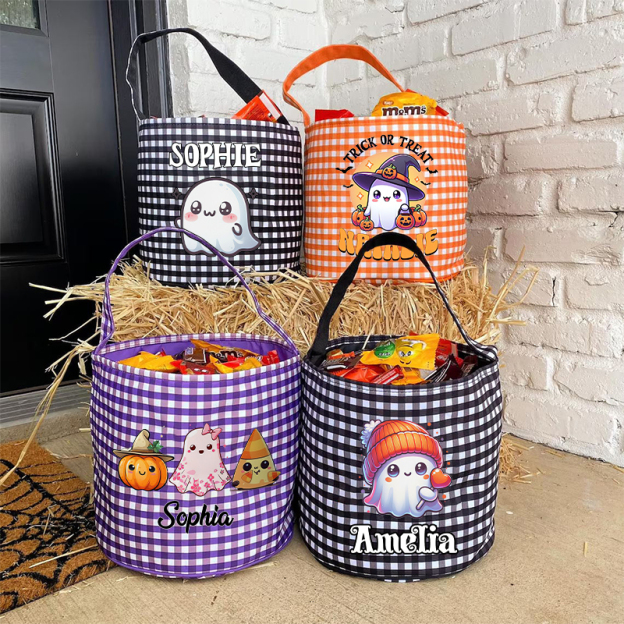 Personalized Lovely Halloween Bucket | CWHalloween1401