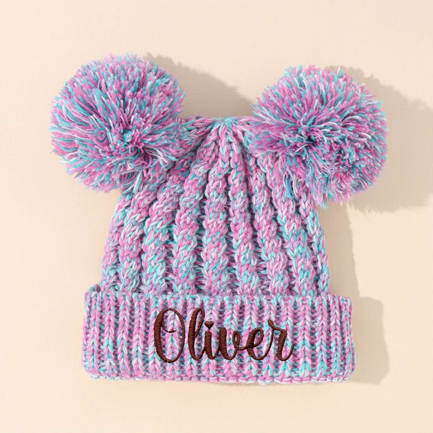 Personalized Embroidery Pom Pom Hat for Comfort & Unique | HSKid17