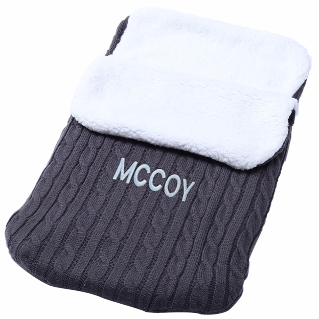Personalized Embroidery Sherpa Sleeping Bag for Babies | CWBaby93
