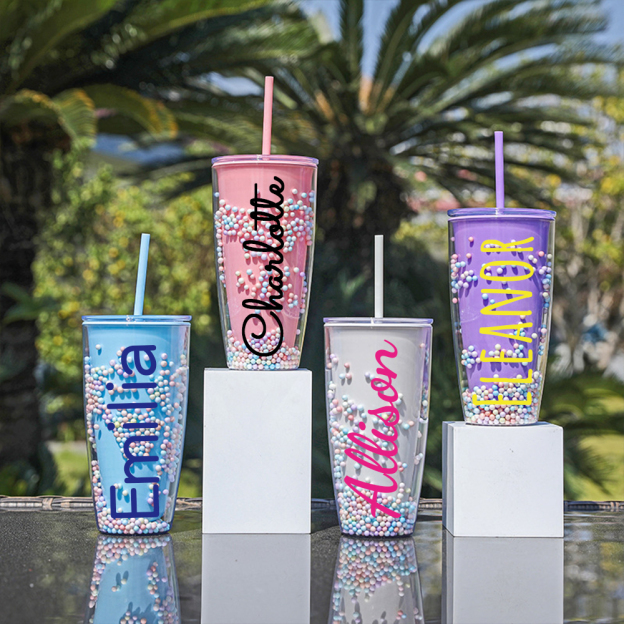 Personalised BPA Free 24oz Rainbow Tumblers Bottles | YouBottle73