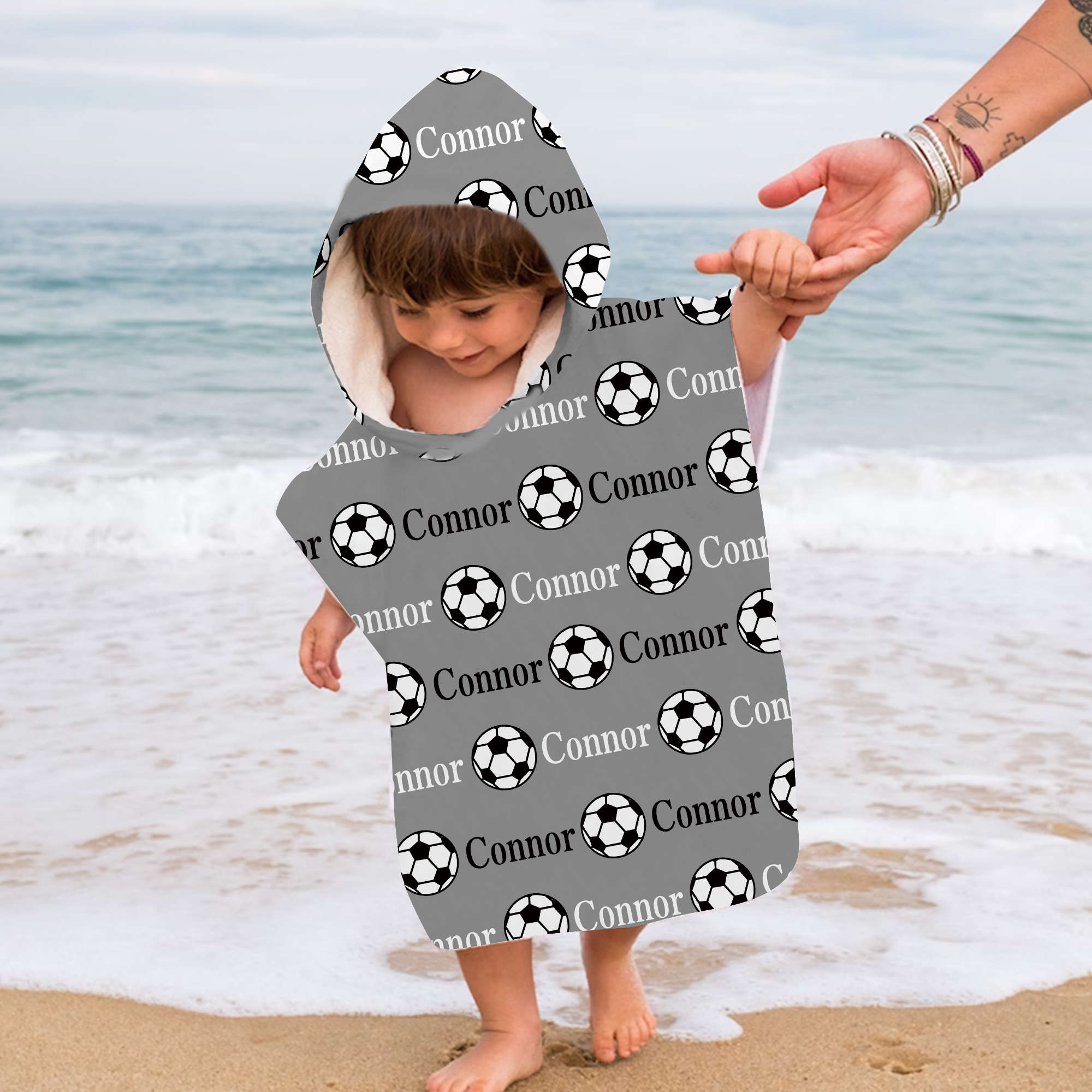Personalized Hooded Beach Towel for Summer & Beach | CWHTowel11
