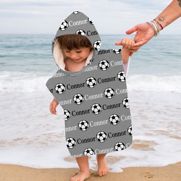 Personalized Hooded Beach Towel for Summer & Beach | CWHTowel11