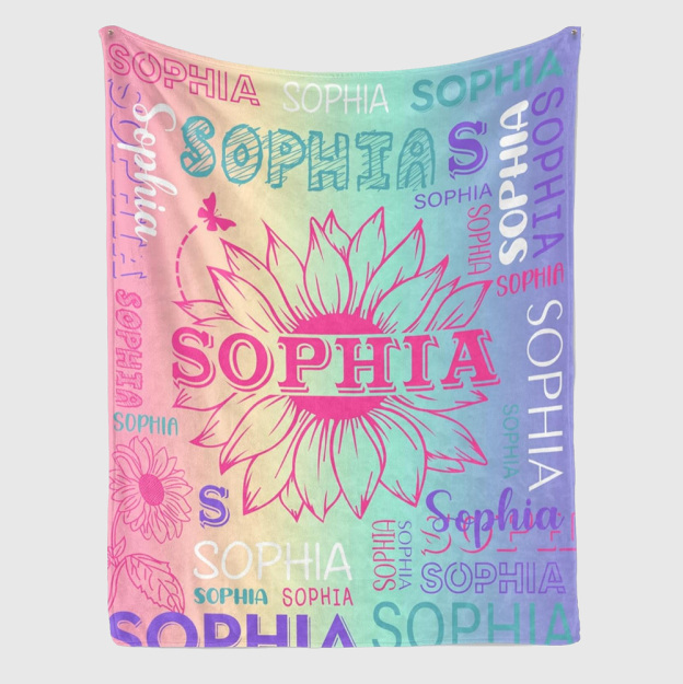 Personalized Lovely Kid Blanket for Comfort & Unique | BKKid158