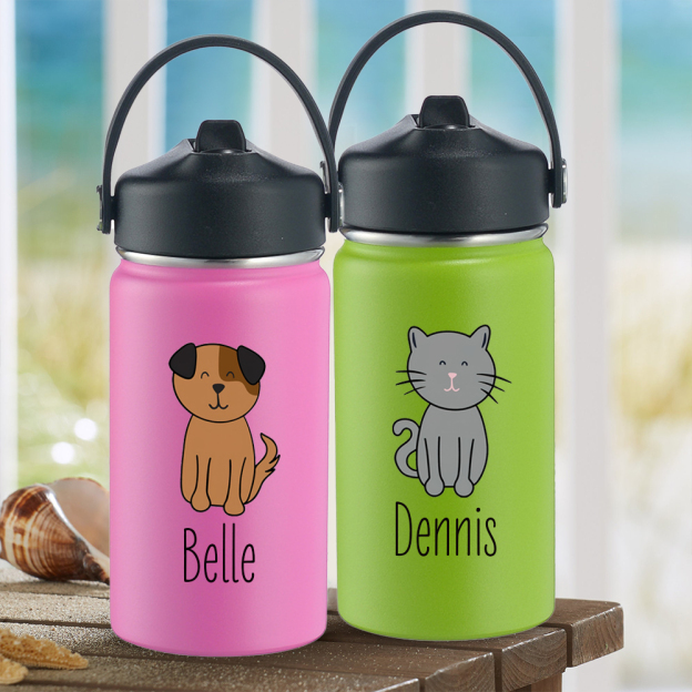 Personalized BPA Free 12oz Stainless Steel Water Bottle | YouBottle95