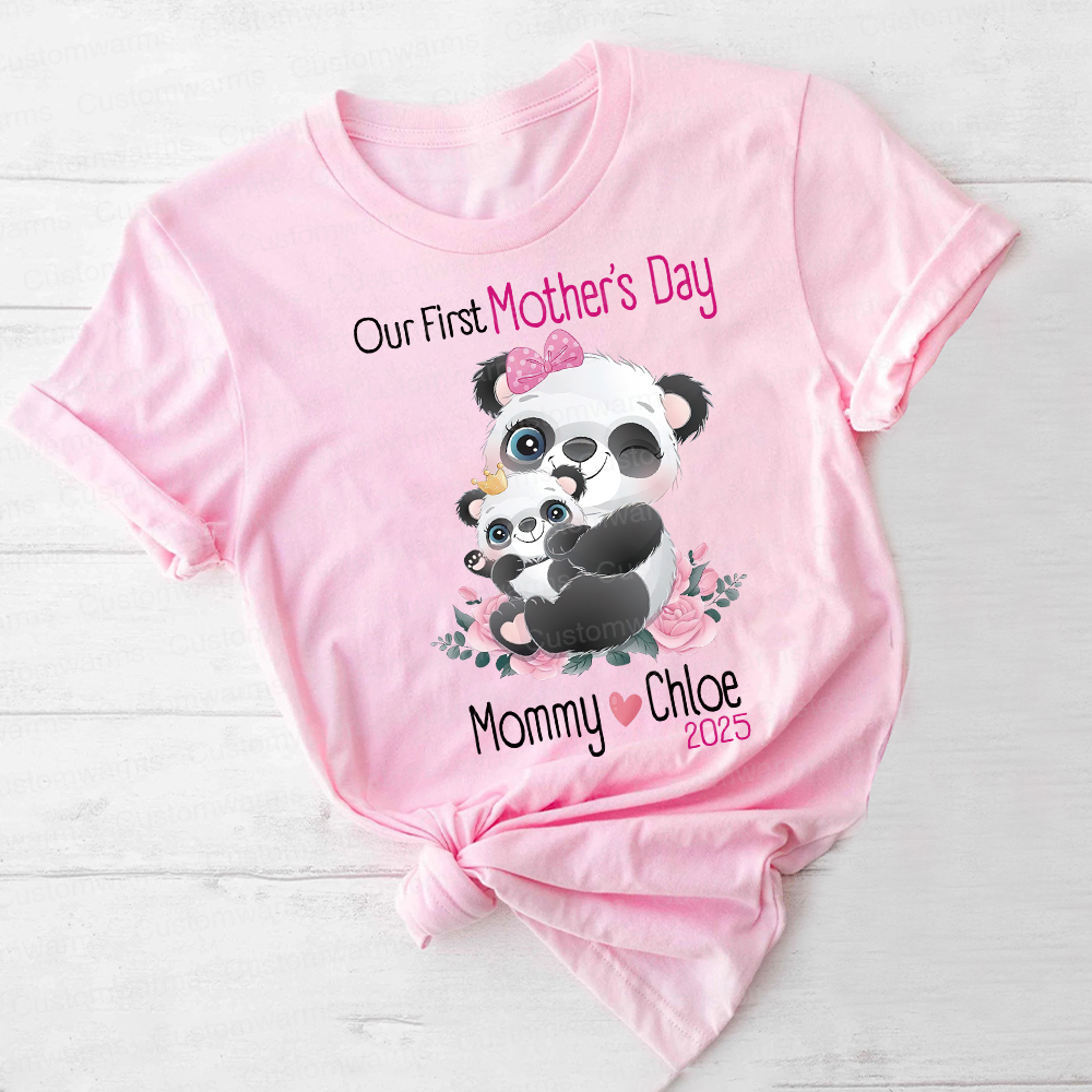 Personalized First Mother's Day Mommy and Baby Outfit | CWFamily37
