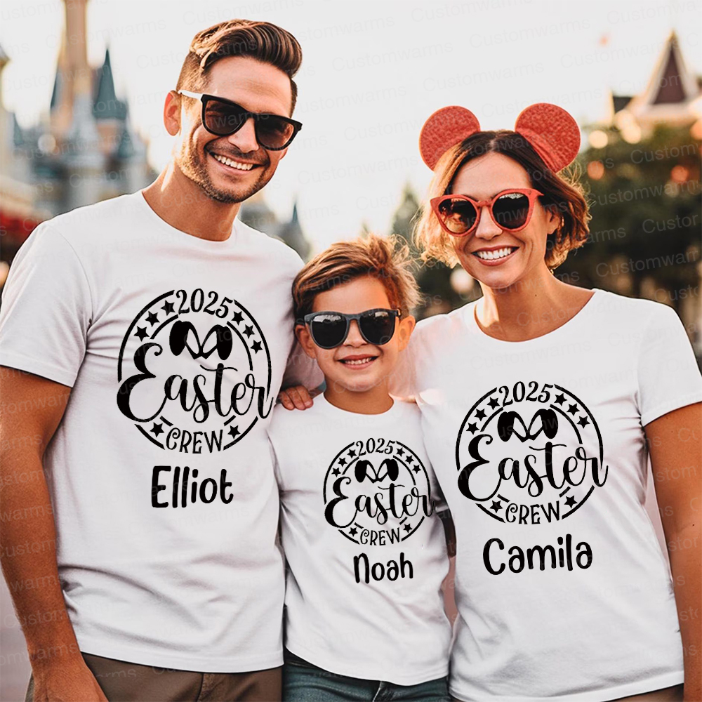 Personalized Family Happy Easter Matching Shirt | CWEaster62