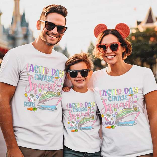 Personalized Family Happy Easter Matching Shirt | CWEaster69
