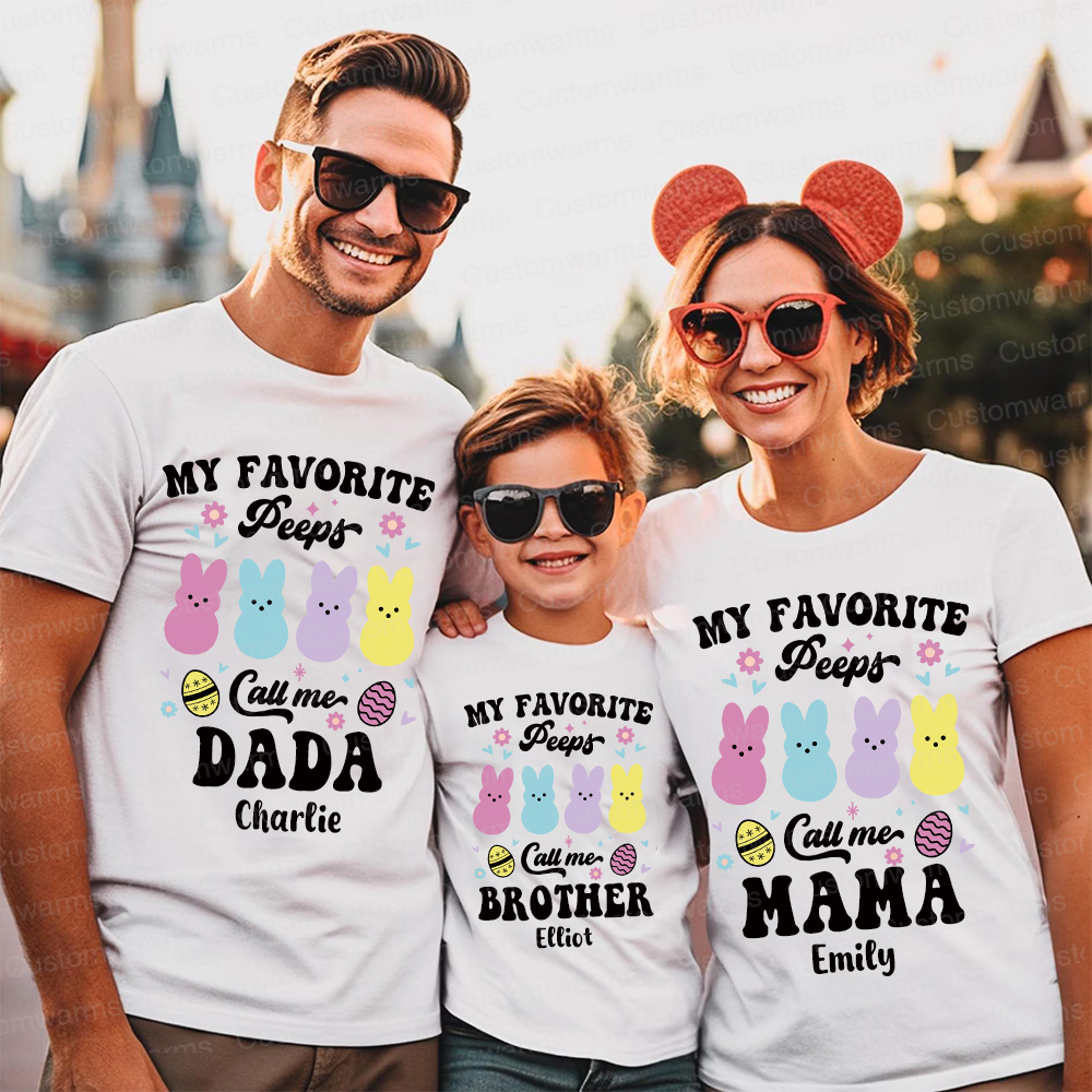 Personalized Family Happy Easter Matching Shirt | CWEaster71