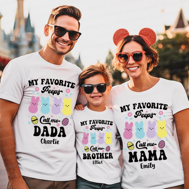 Personalized Family Happy Easter Matching Shirt | CWEaster71