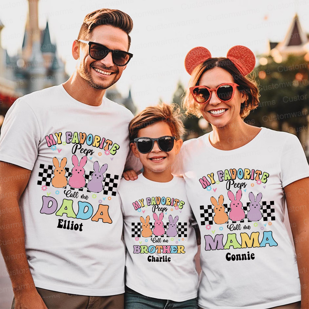 Personalized Family Happy Easter Matching Shirt | CWEaster72