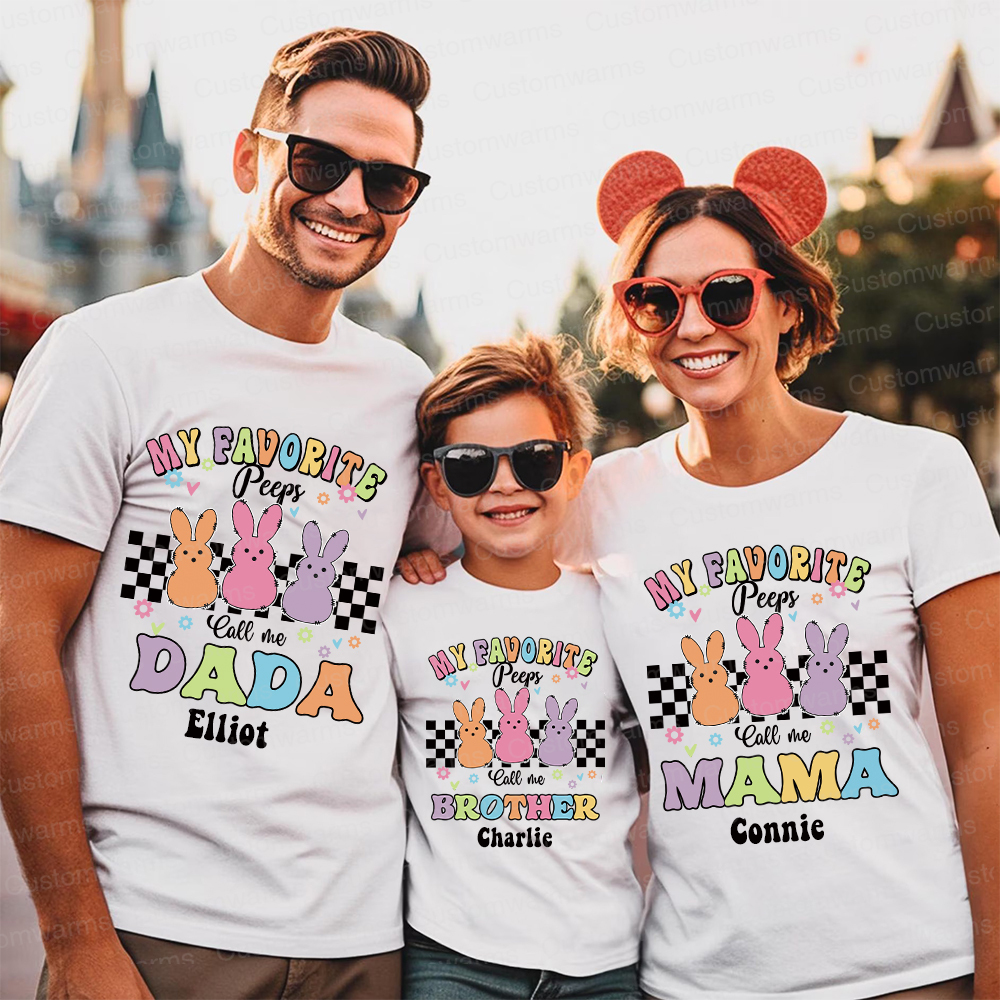 Personalized Family Happy Easter Matching Shirt | CWEaster72