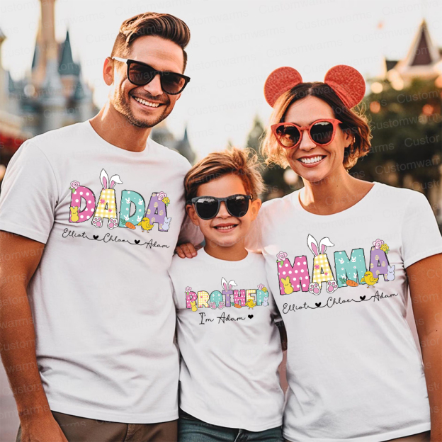 Personalized Family Happy Easter Matching Shirt | CWEaster73