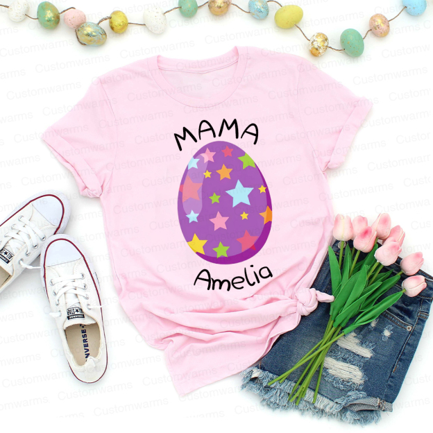 Personalized Family Happy Easter Matching Shirt | CWEaster74