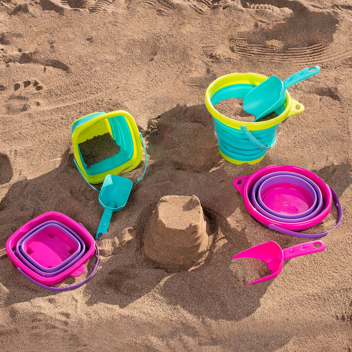 Personalized Kids Summer Beach Bucket Toys | CWBeach182