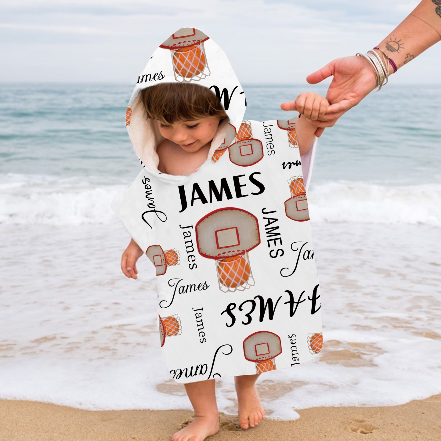 Personalized Hooded Beach Towel for Summer & Beach | CWHTowel15