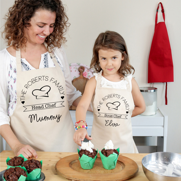 Personalised Multifunctional Waterproof Matching Family Apron | Apron42