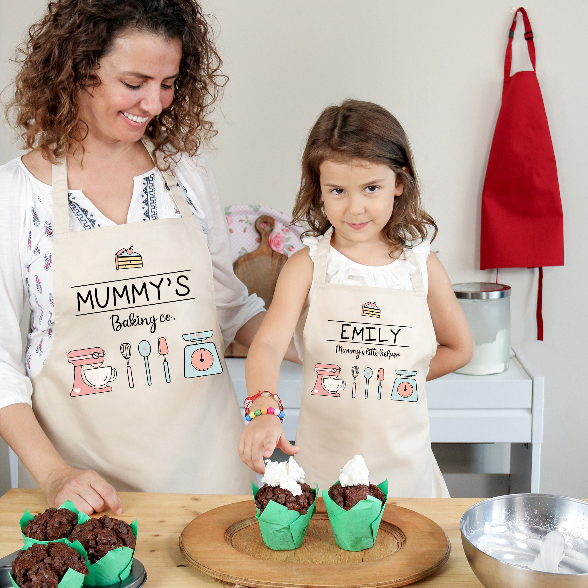 Personalised Multifunctional Waterproof Matching Family Apron | Apron43