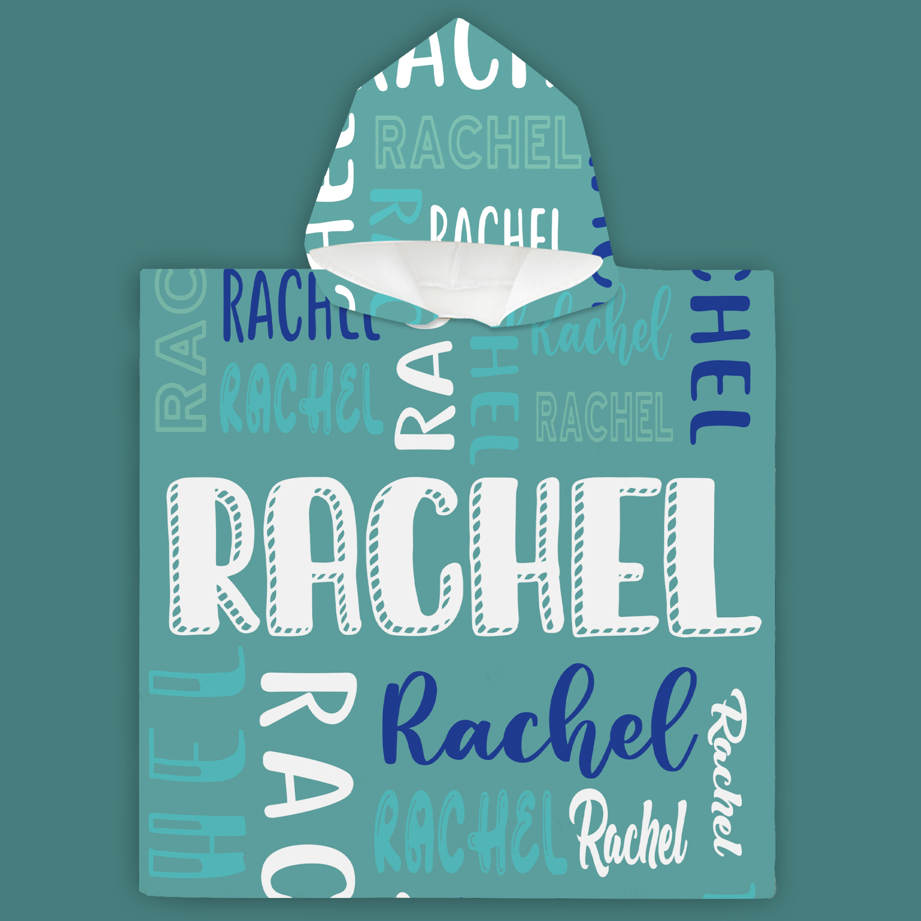 Personalized Hooded Beach Towel for Summer & Beach | CWHTowel22