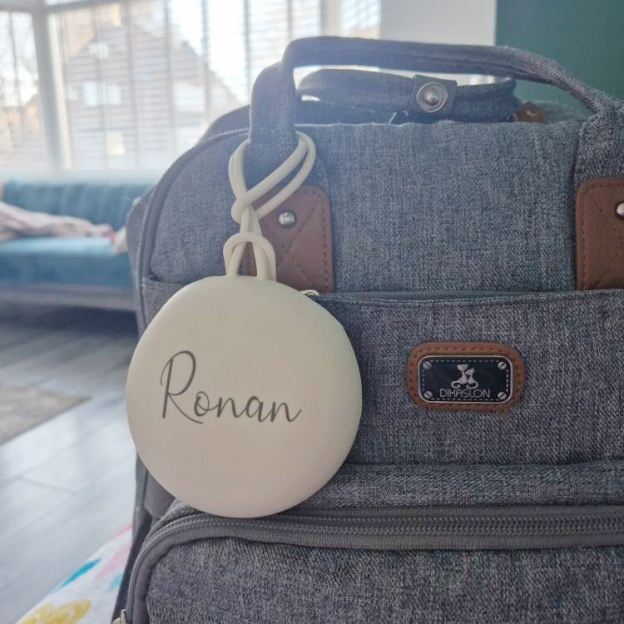 Personalized Baby Silicone Soother Holder Case | CWToy225