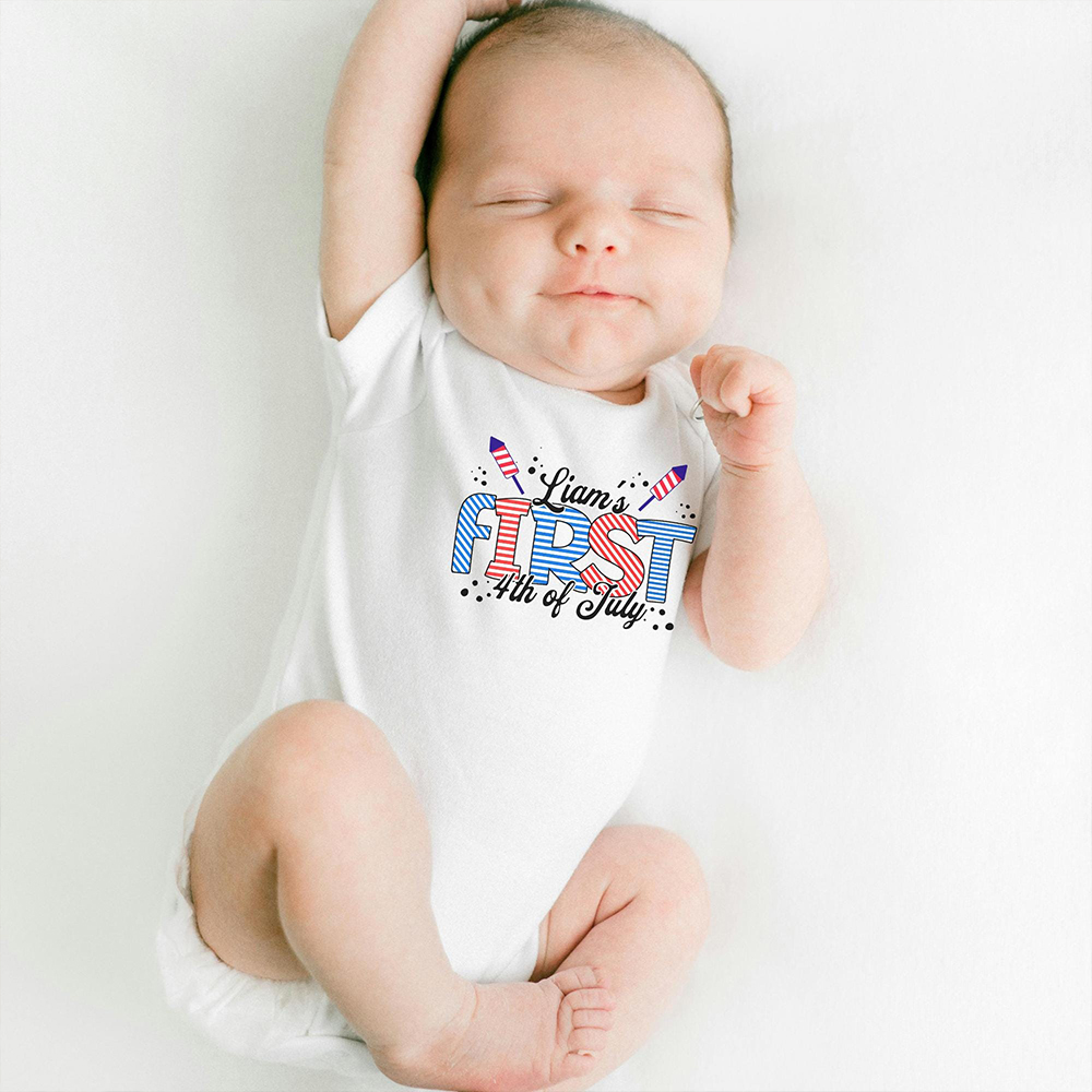 Personalized 4th of July Independence Day Shirts | CWBaby234