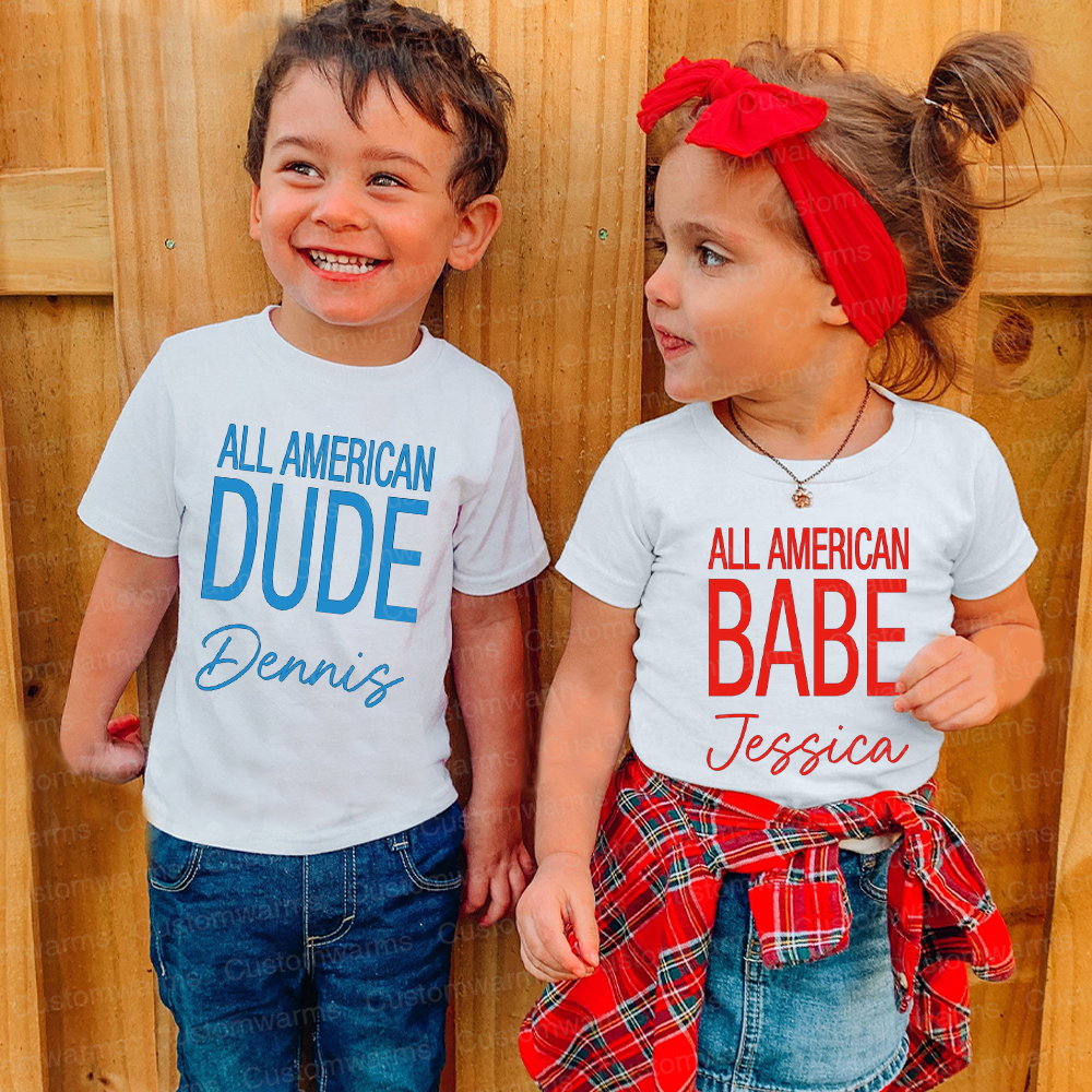 Personalized 4th of July Independence Day Shirts | CWBaby243