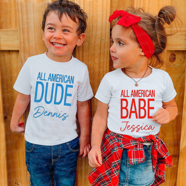 Personalized 4th of July Independence Day Shirts | CWBaby243