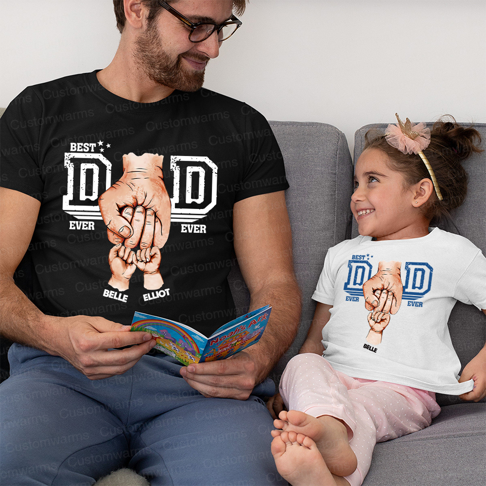 Personalized First Father's Day Daddy and Me Outfit | CWFamily109