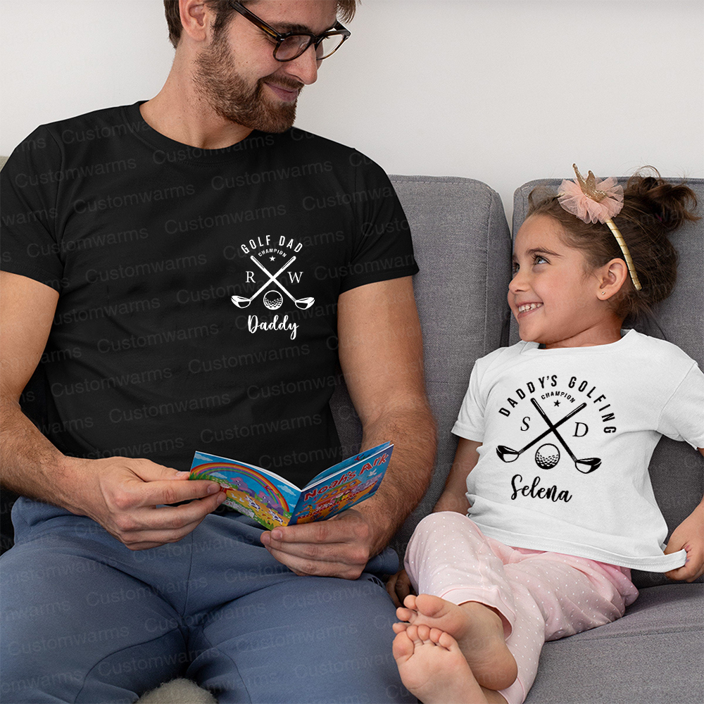 Personalized First Father's Day Daddy and Me Outfit | CWFamily115