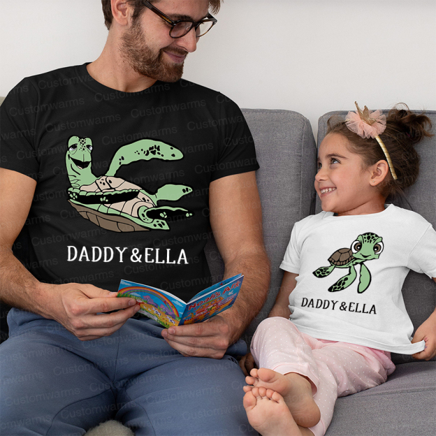 Personalized First Father's Day Daddy and Me Outfit | CWFamily117