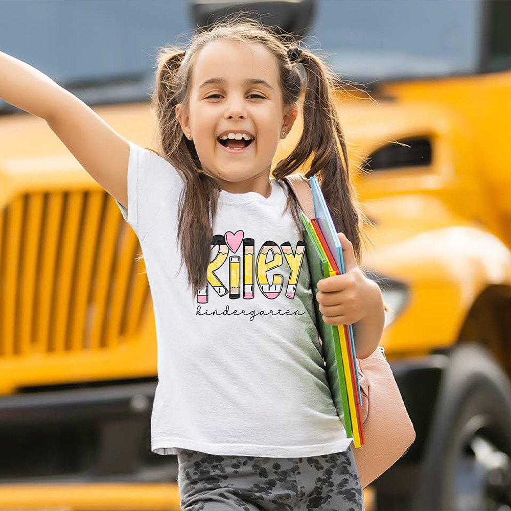 Personalized First Day Of Back To School Shirt | CWSchool09
