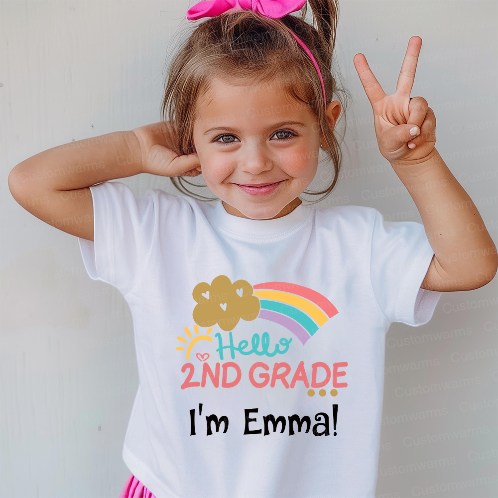 Personalized First Day Of Back To School Shirt | CWSchool25