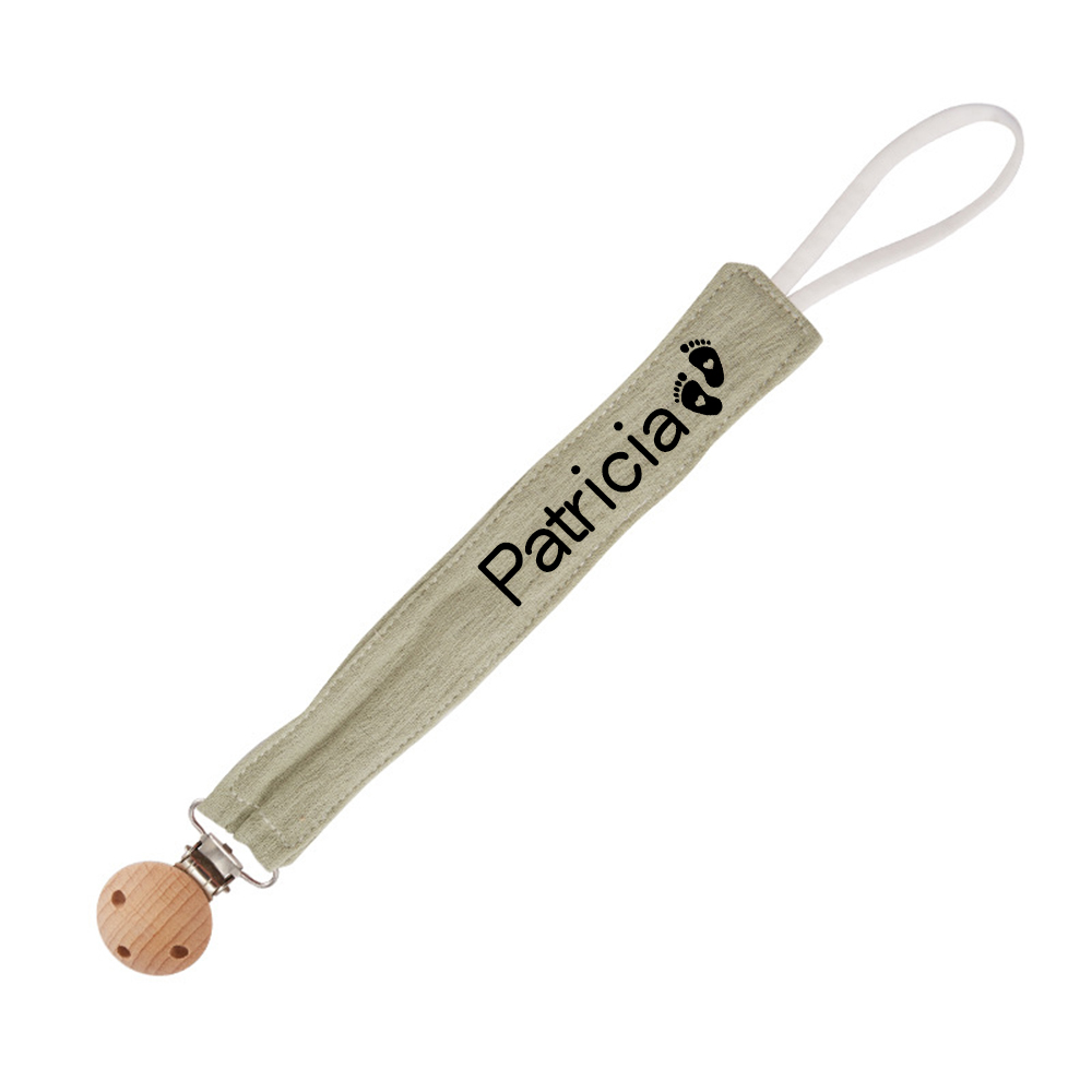 Personalized Baby Safety Cotton Yarn Pacifier Strap | CWToy131
