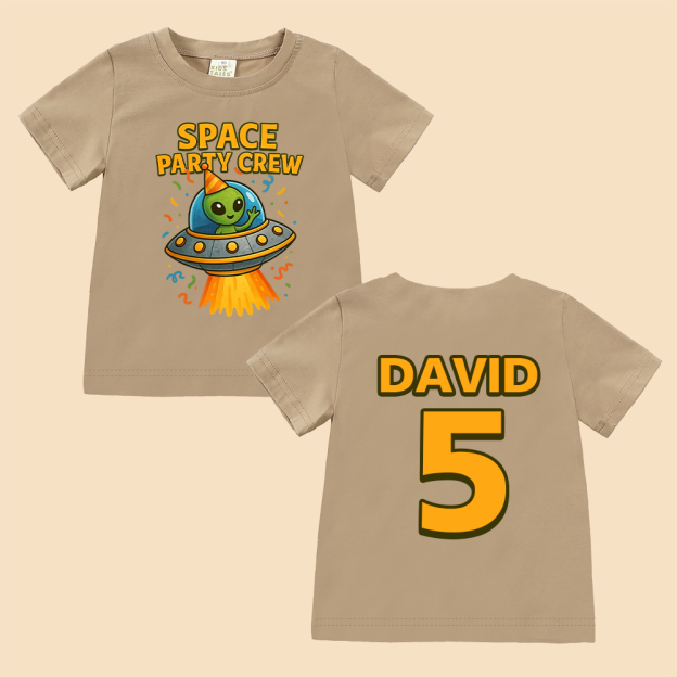 Personalized Space Party Birthday T-Shirt | inBirth33