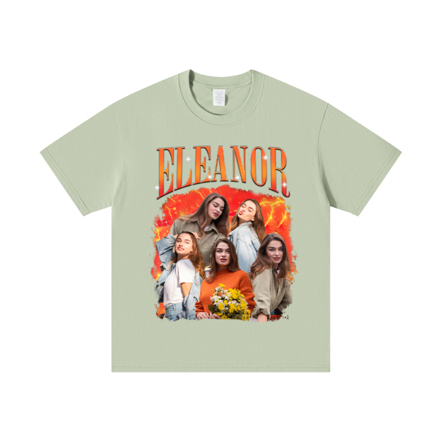 Personalized Original Comfort Cotton Portrait Photo T-Shir | MCGift04