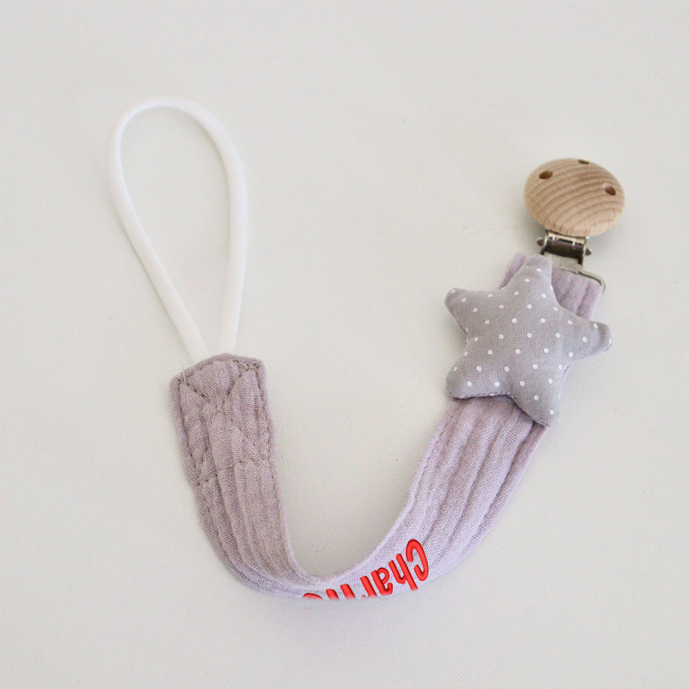 Personalized Embroidered Lovely Pacifier Strap For Baby | CWToy133
