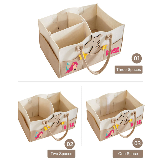 Personalized Baby Accessories & Diapers Portable Nursery Bag | CWToy142