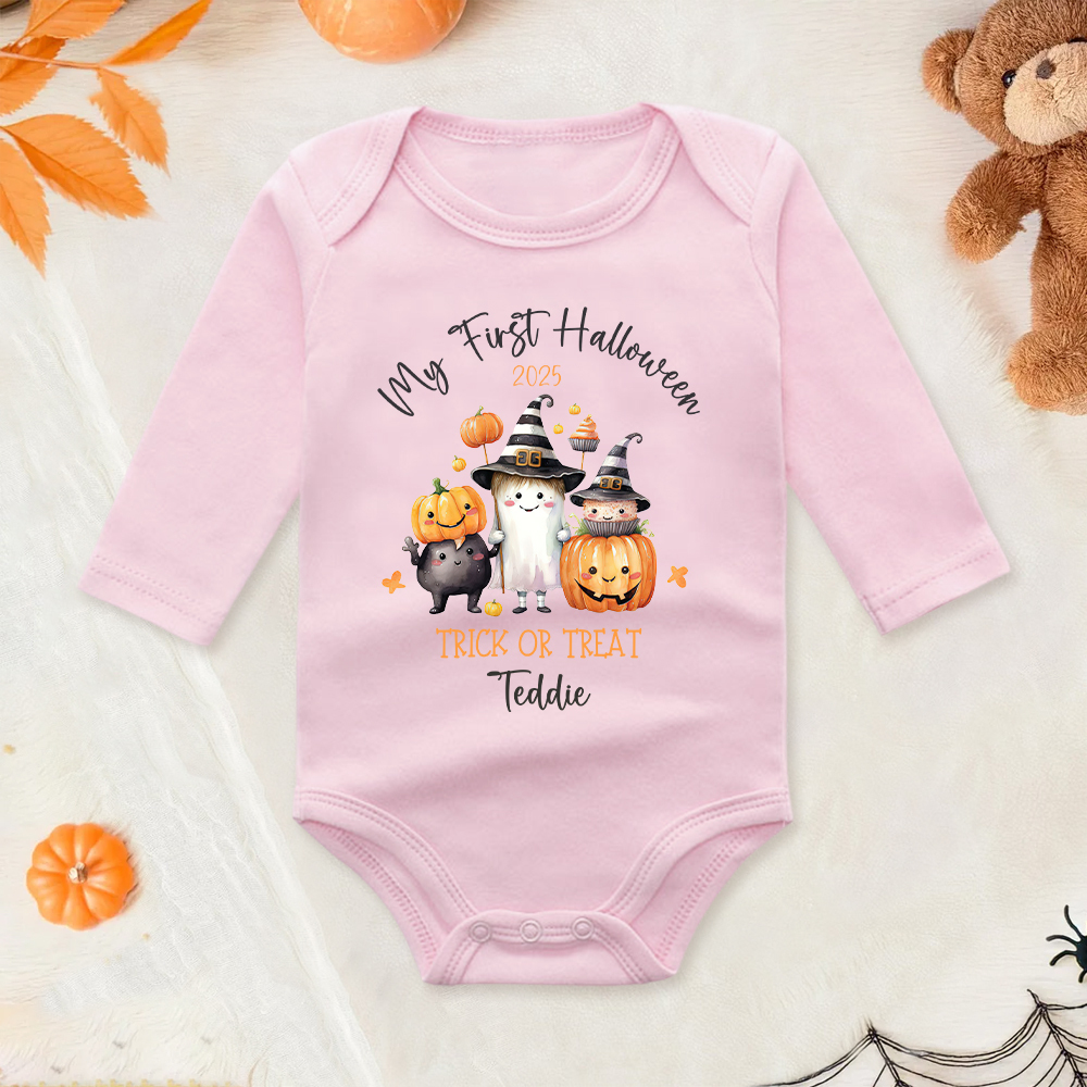 Personalized Baby Lovely First Halloween Outfit | CWHalloween24